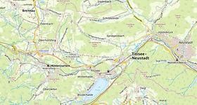 Landkarte von Hinterzarten