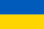 blau-gelbe Flagge der Ukraine