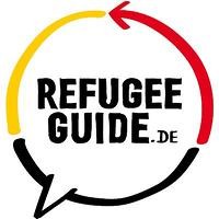 Logo des Guides, Sprechblase in den Farben schwarz rot gelb.