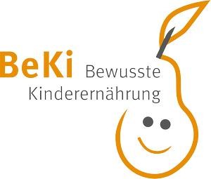 Logo BeKi, Grafik einer lächelnden Birne