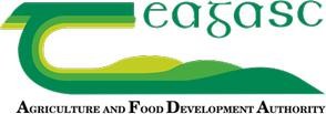 Logo der Teagasc mit grünen Streifen
