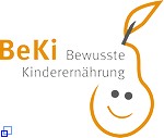 Logo BeKi, Grafik einer lachenden Birne