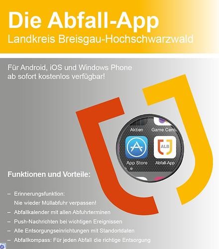Plakat ALB-App