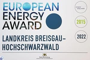 Schriftzug European Energy Award