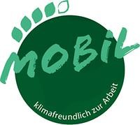 Logo Mobilsiegel, grüner Kreis mit Aufschrift mobil