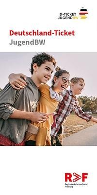 Deckblatt des Flyers mit zwei lächelnden Mädchen