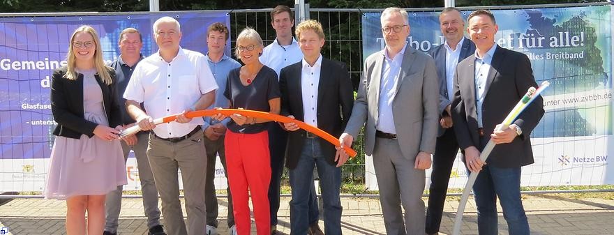 Foto Start Glasfaserausbau St. Märgen