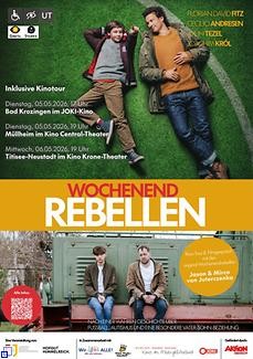 Plakat zu den Kinovorstellungen