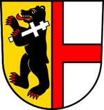 Quelle: Leo BW - wikipedia.de - Chris die Seele Wappen mit einem schwarzen Bären, der ein silbernes Kreuz schultert.
