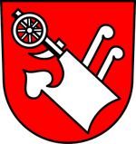 Quelle: Leo BW - wikipedia.de - Chris die Seele In Rot ein schrägliegender silberner Pflug.
