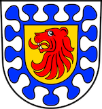 Quelle: Leo BW - wikipedia.de - Chris die Seele Roter Löwenkopf in blauem Ornament